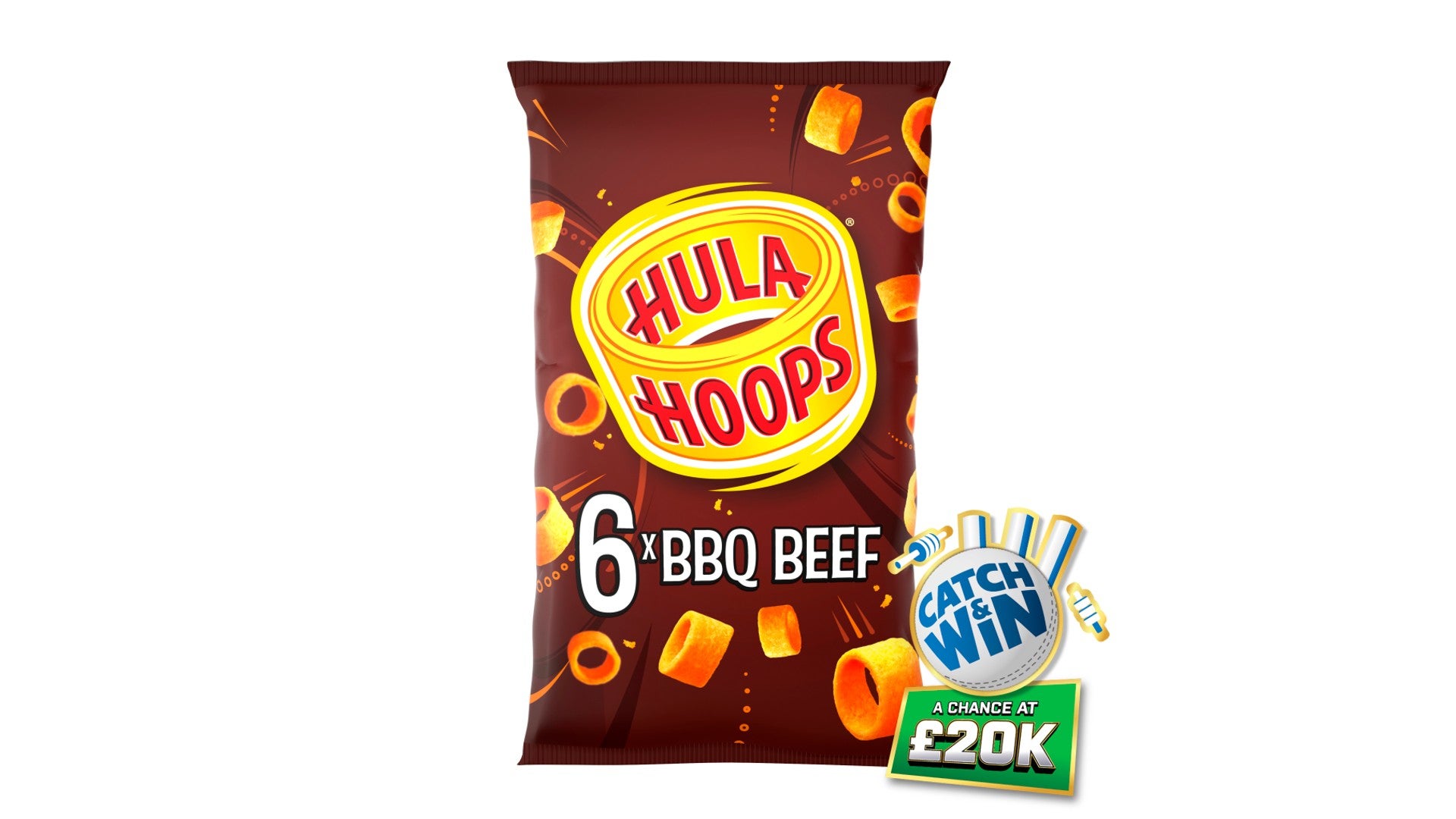 Hula Hoops BBQ Beef Multipack Crisps 6 Pack