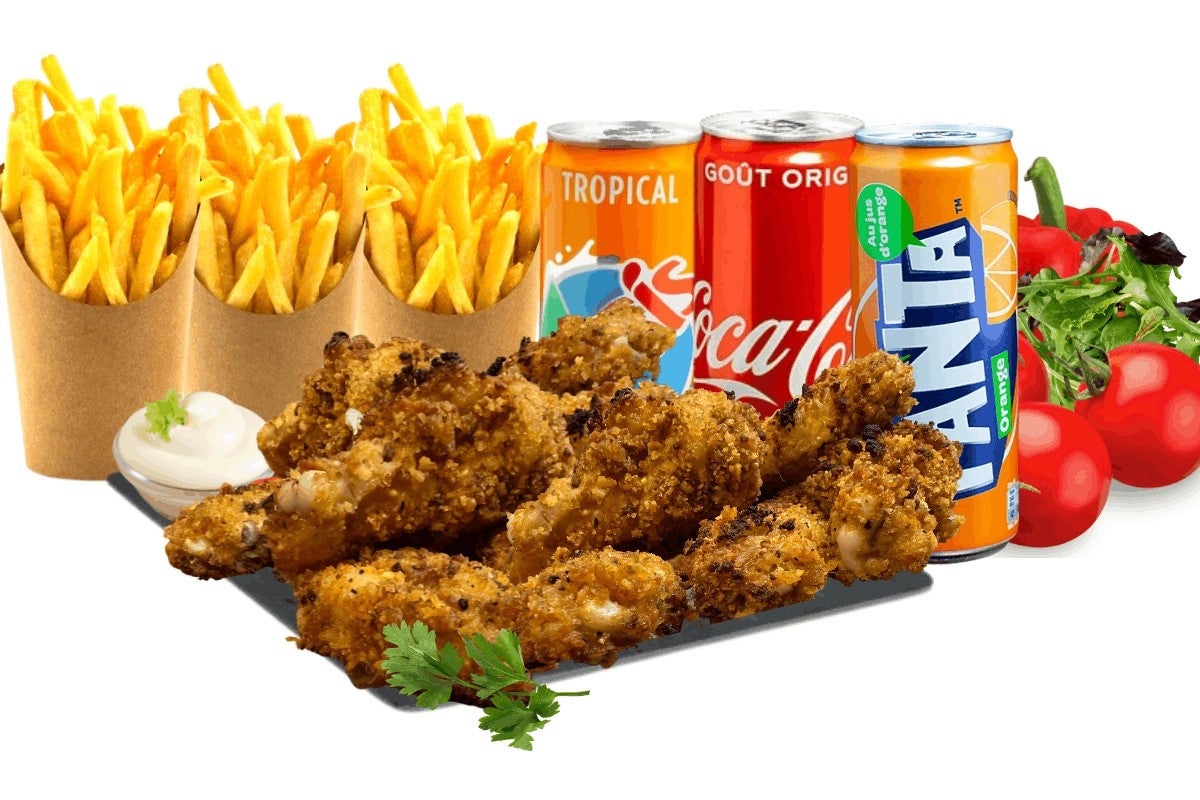 Menu - Chicken Wings Family 👩👦👦 🍗 🍟 🥤