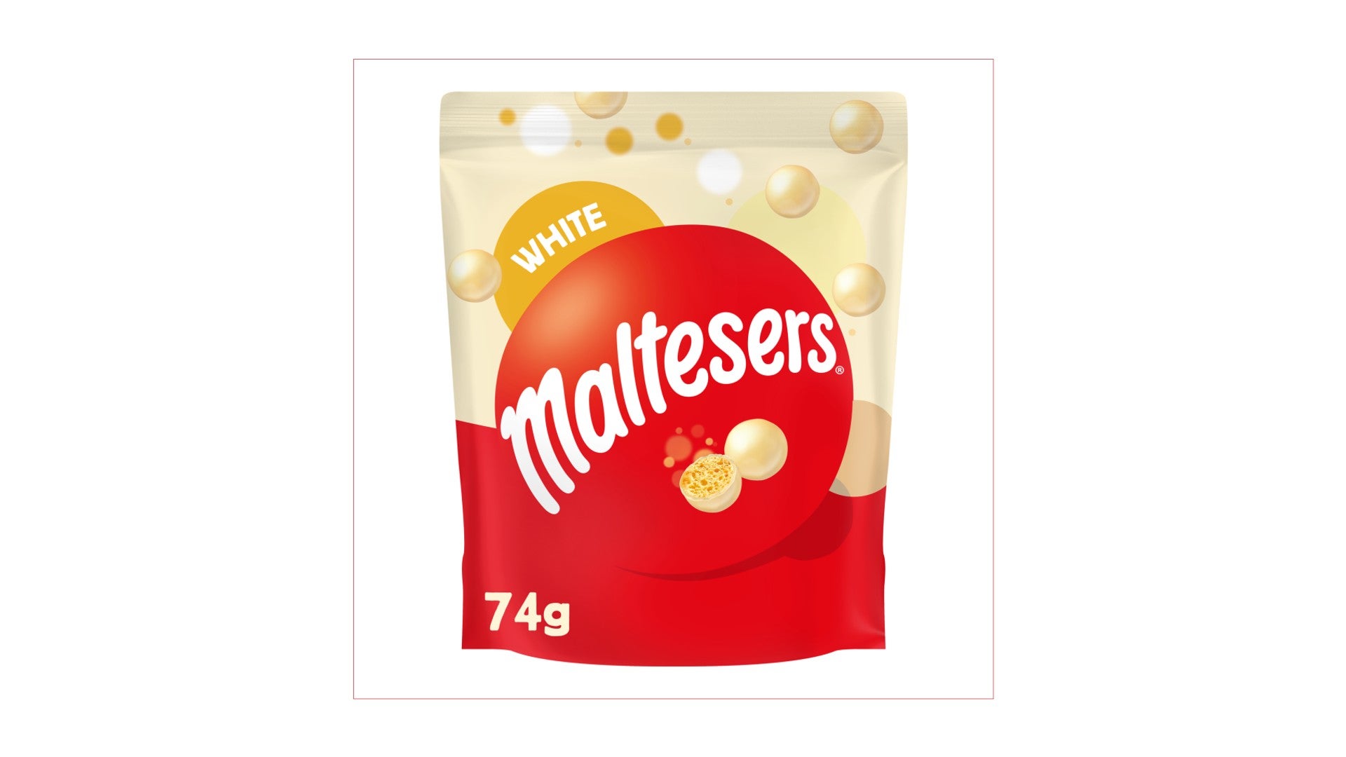 Maltesers Whilte Chocolate & Honeycomb Pouch 74g