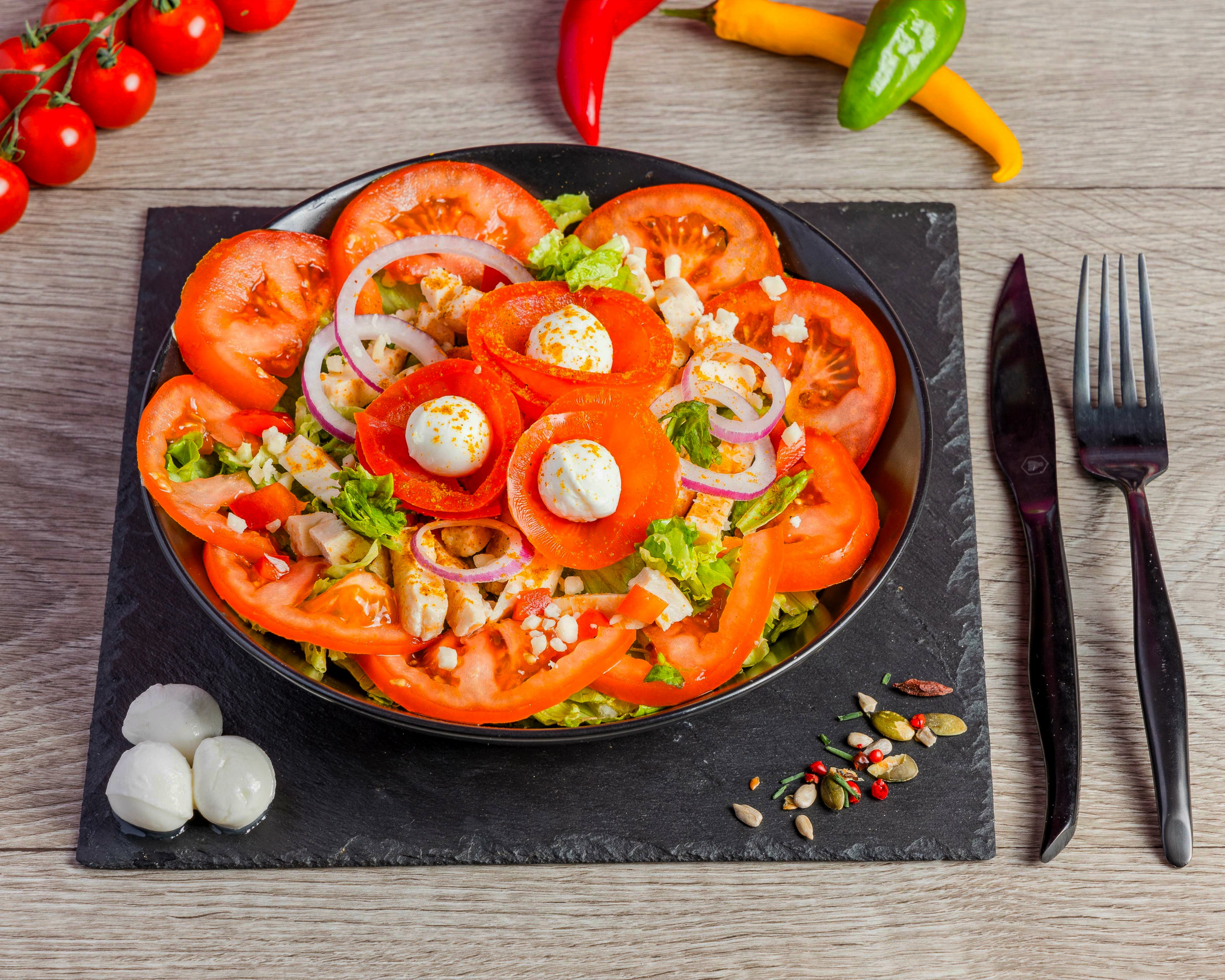 🛕🍗🥗 Salade Bollywood