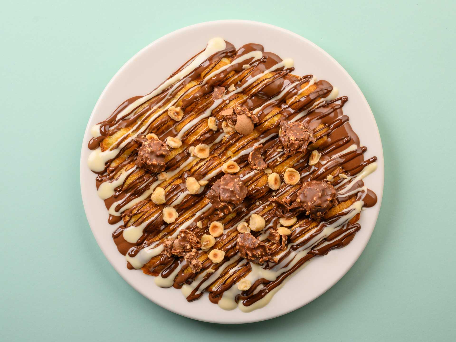 Ferrero Rocher Bubble Waffle