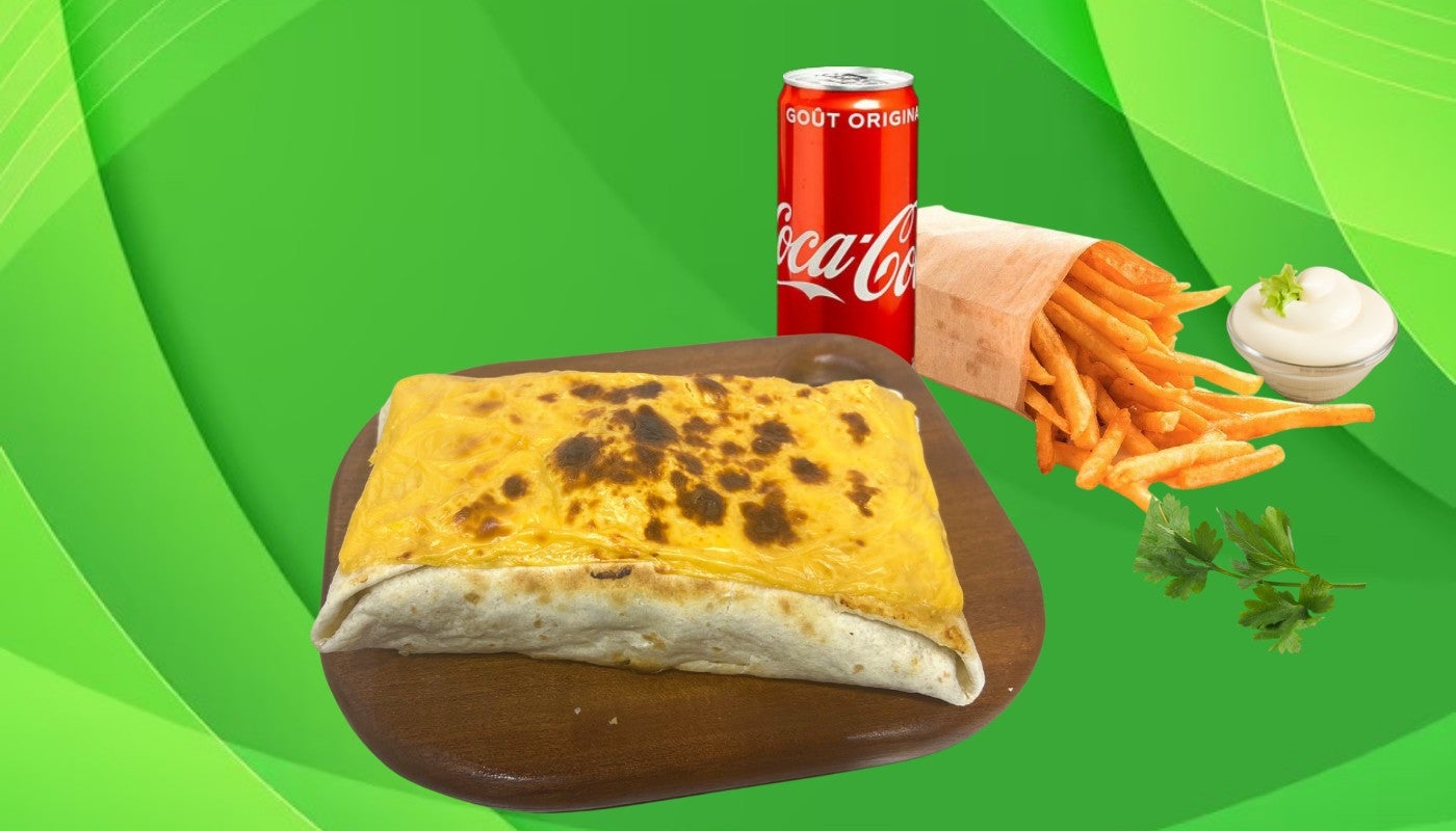 Menu Tacos gratiné au cheddar🟨🟨�