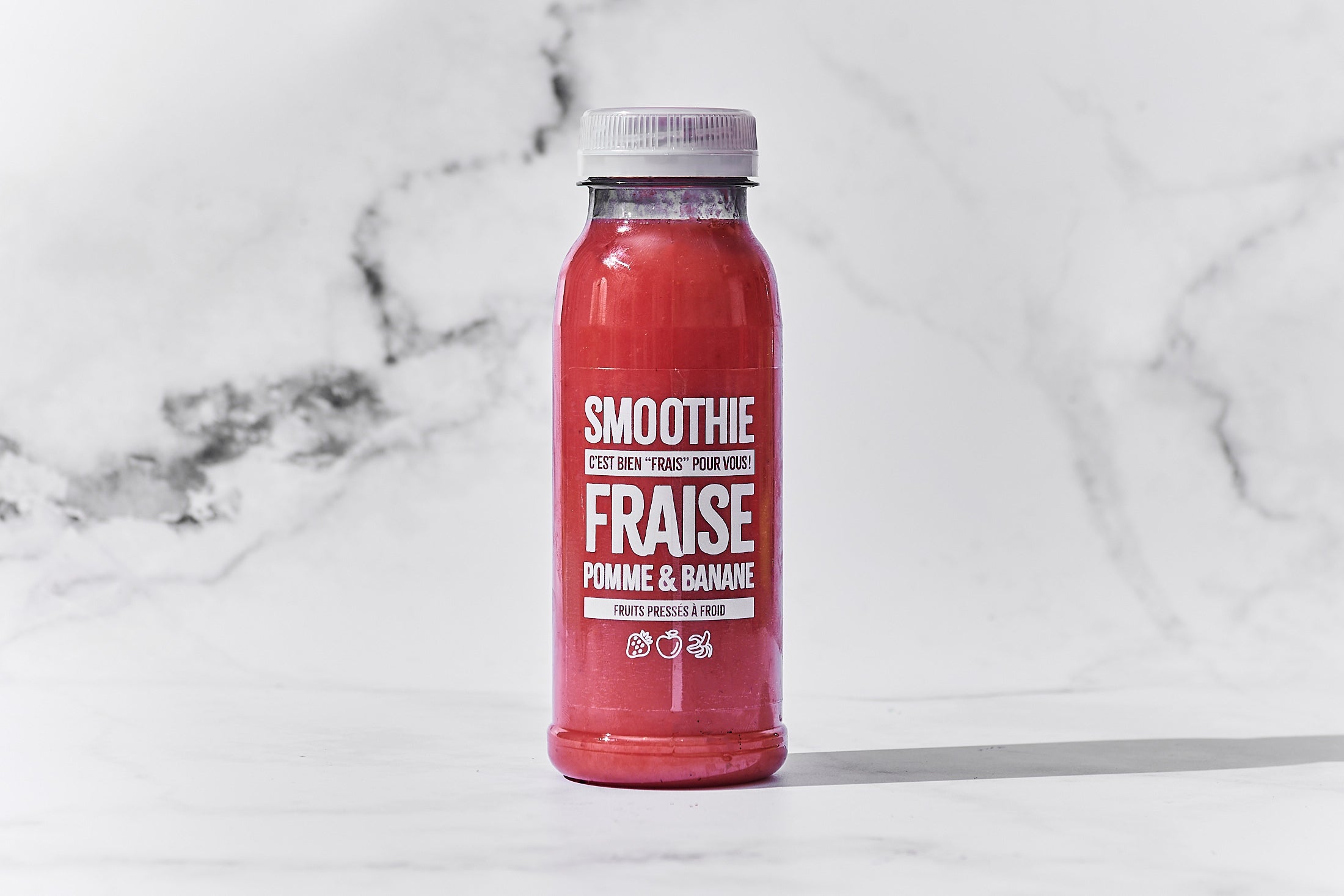 SMOOTHIE FRAISE, POMME & BANANE