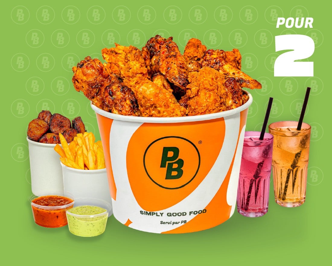 Menu Bucket Duo Wings & Tenders.