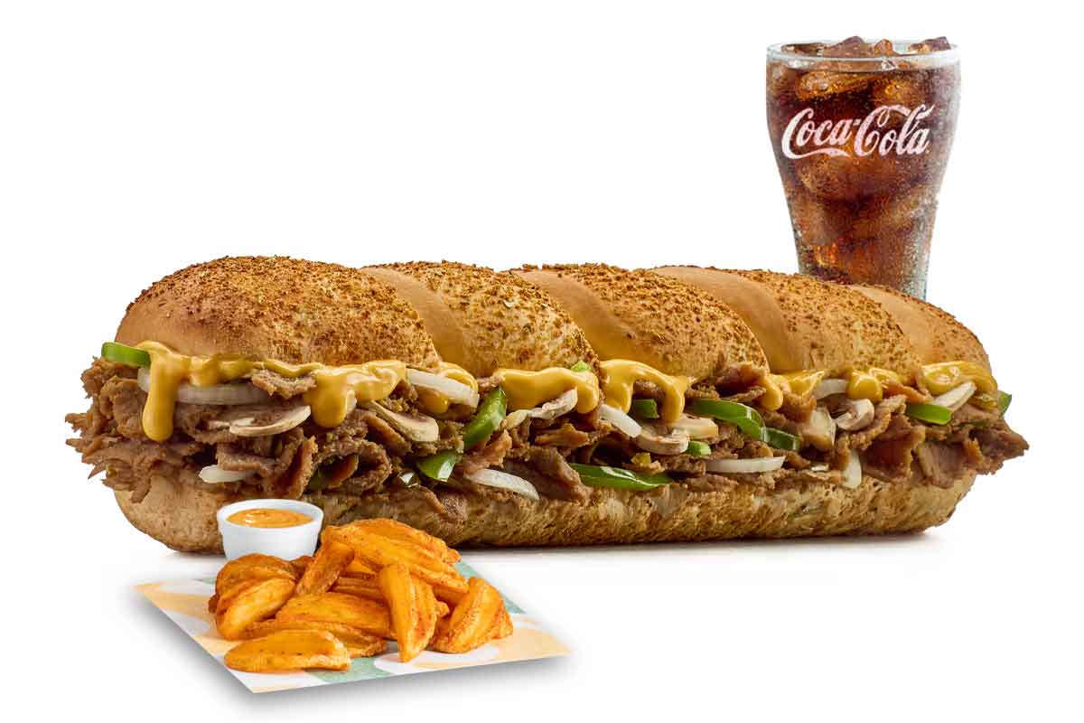 Cheesy Steak Sub Meal