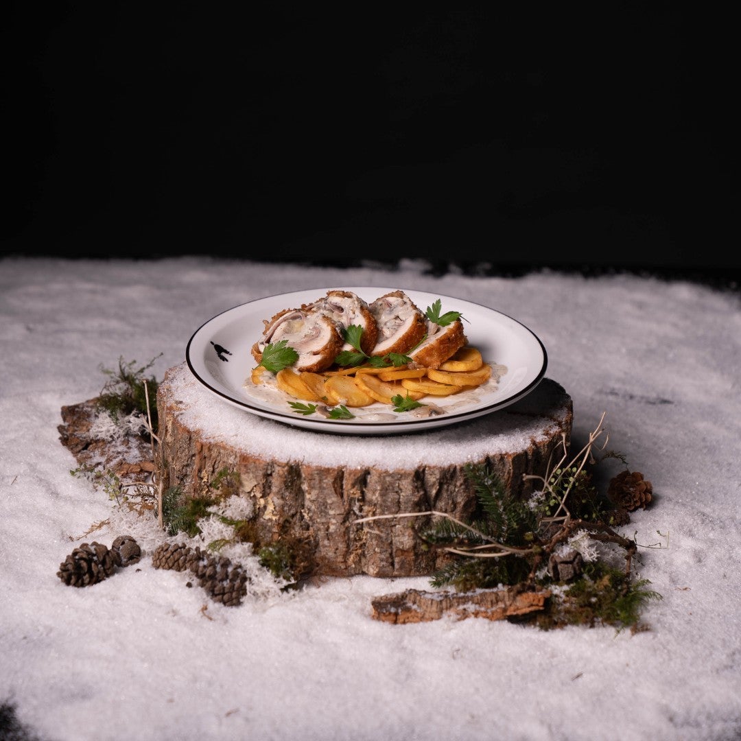 Médaillon de volaille à la truffe