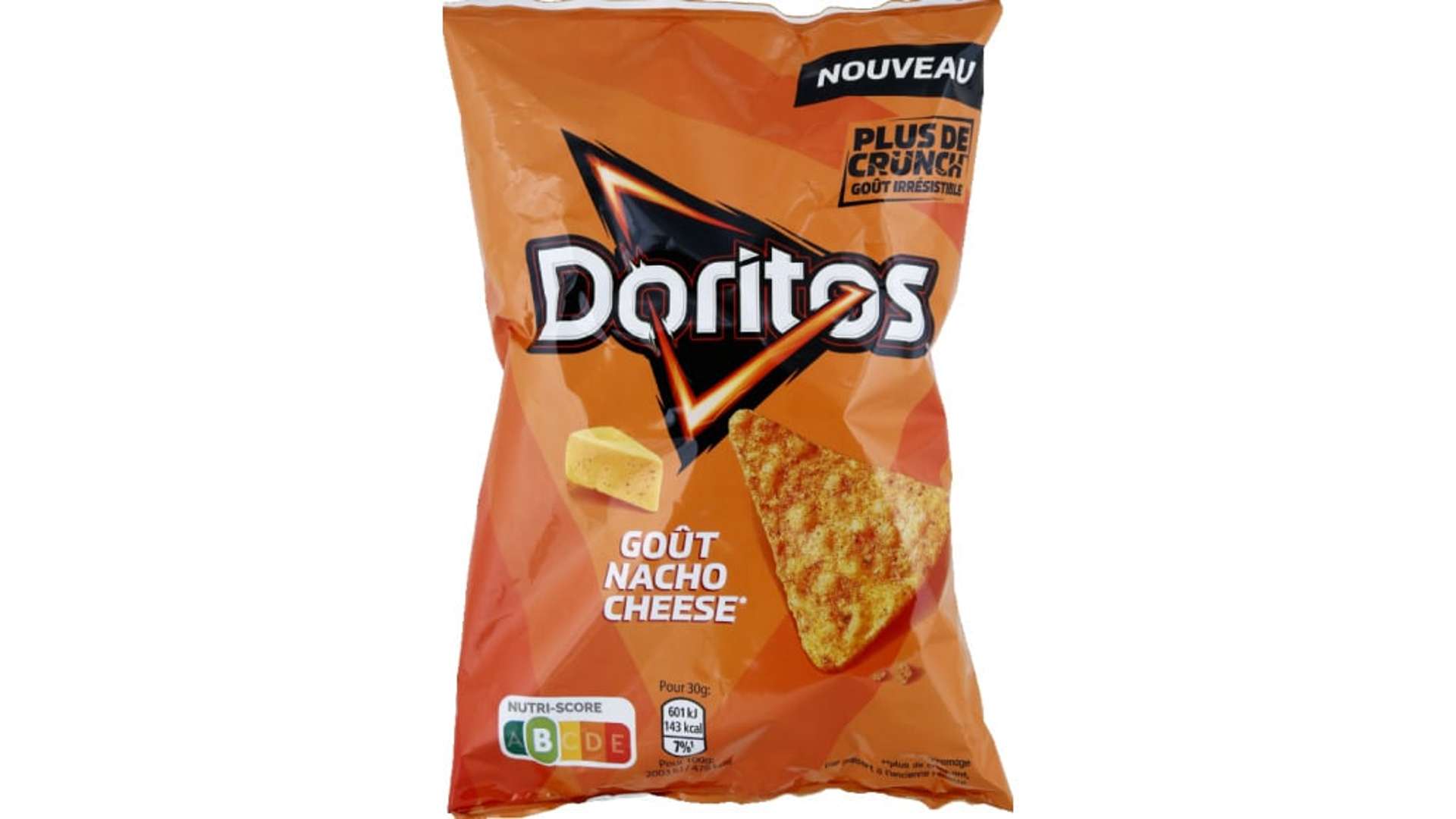 Doritos Chips nacho cheese Le sachet de 160g