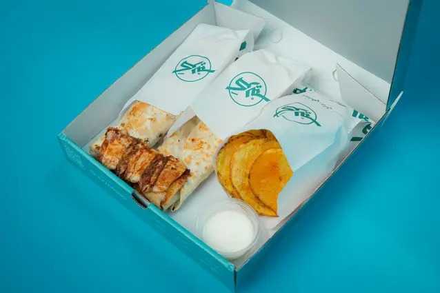 Chicken Shawarma Saj Meal