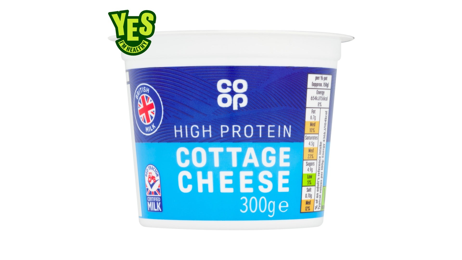Co-op High Protein Cottage Cheese 300g