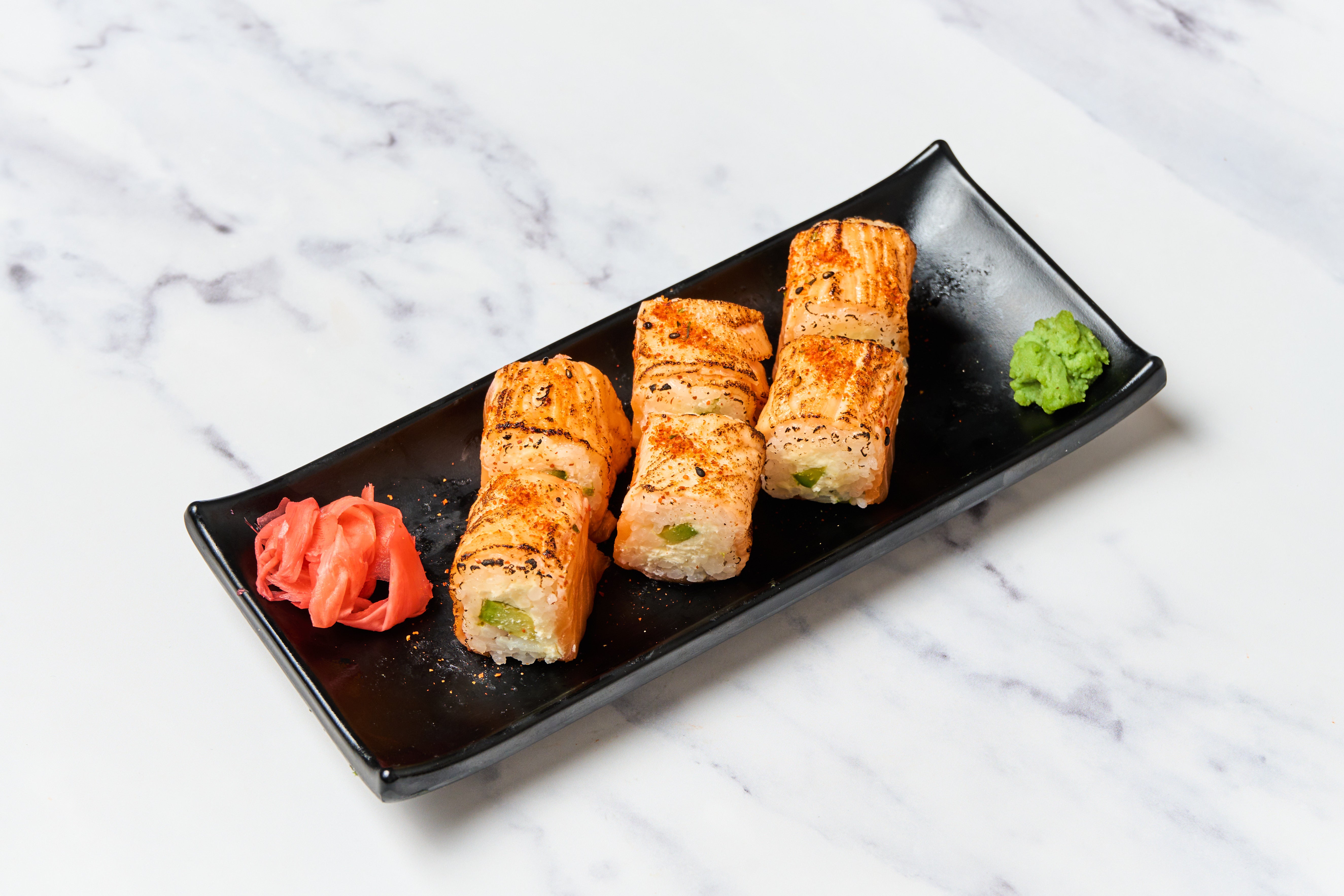 Salmon, tataki cheese avocat