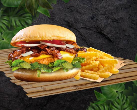 Chicken Smash Pop Burger
