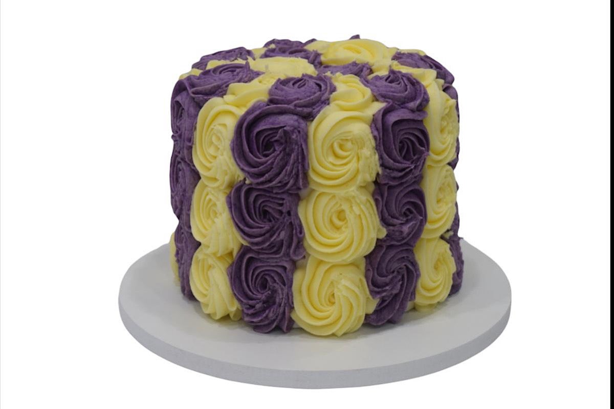 The Rose Cake Colors (6 Inches) (Serves 6-8 Persons)