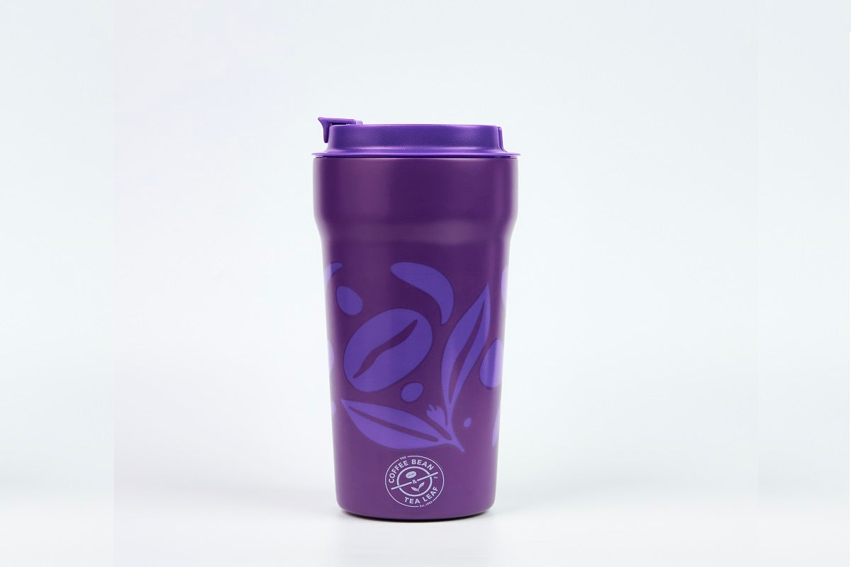 Clip Vacuum Seal Travel Tumblers - Purple