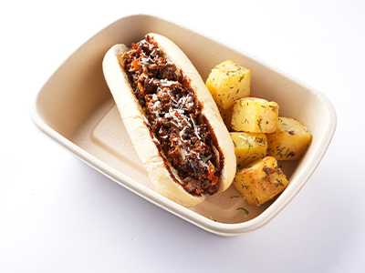 Cheese steak sandwich Meal
