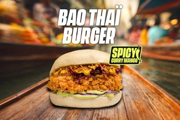 BAO THAÏ BURGER SPICY CURRY MANGO