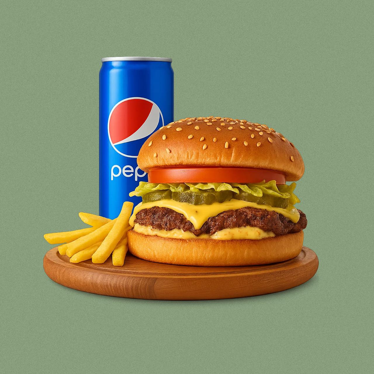 Spicy Spicy Burger  Combo
