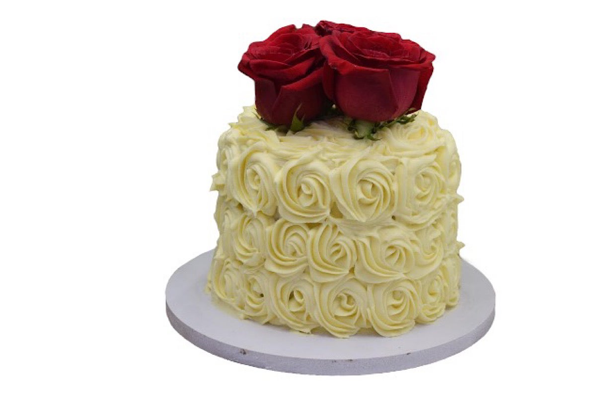 The White Rose (6 Inches) (Serves 6-8 Persons)