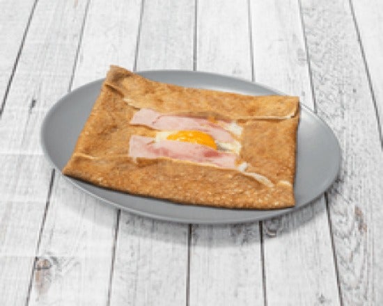 Galette jambon et œuf