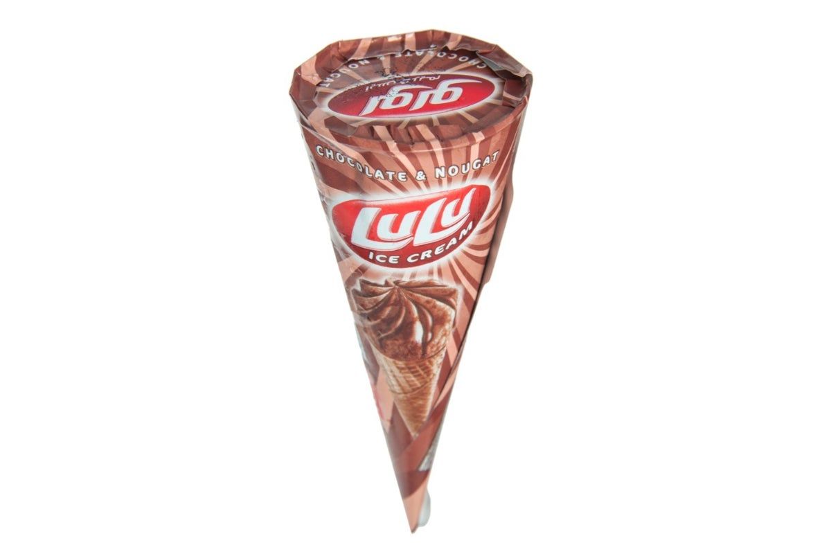KDD Lulu Chocolate Ice Cream Cone 100ml