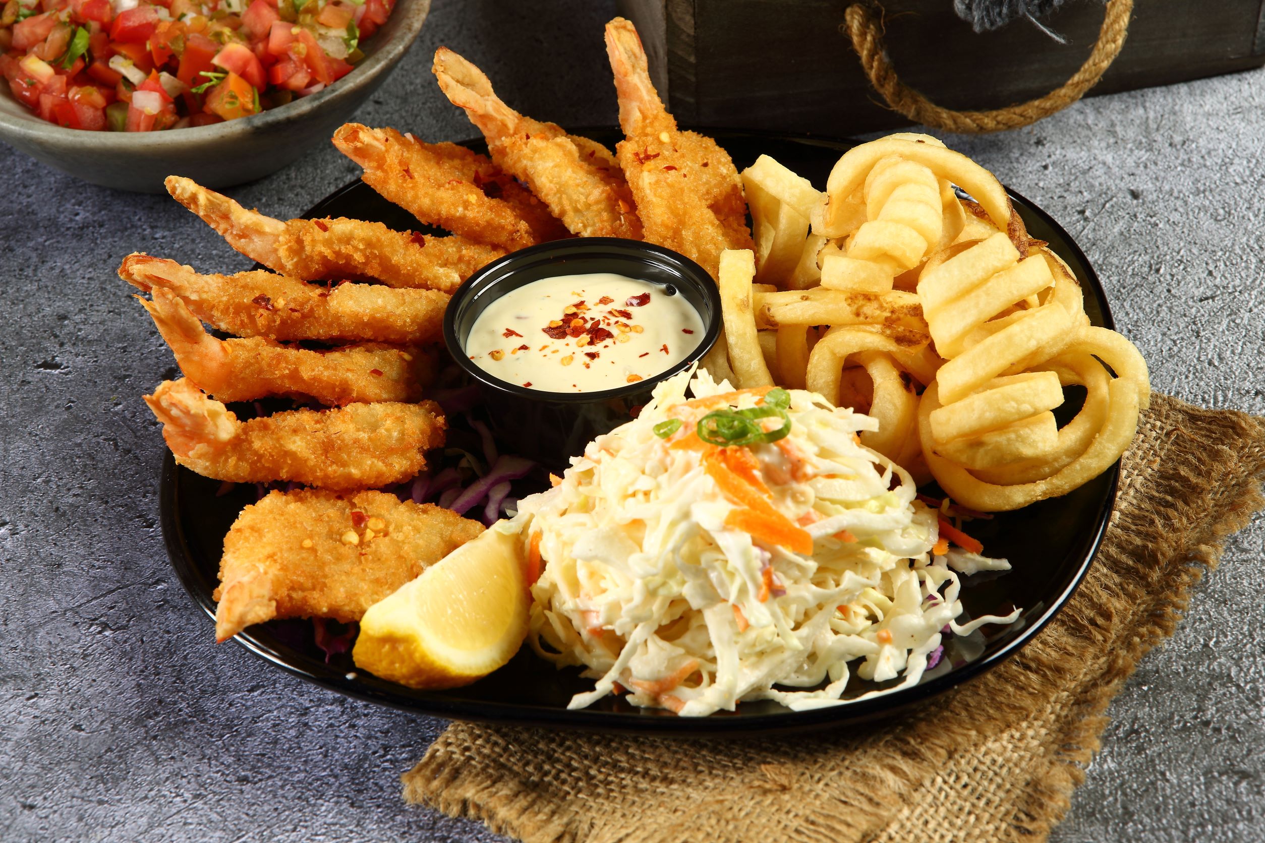 Breaded Shrimps Dinner