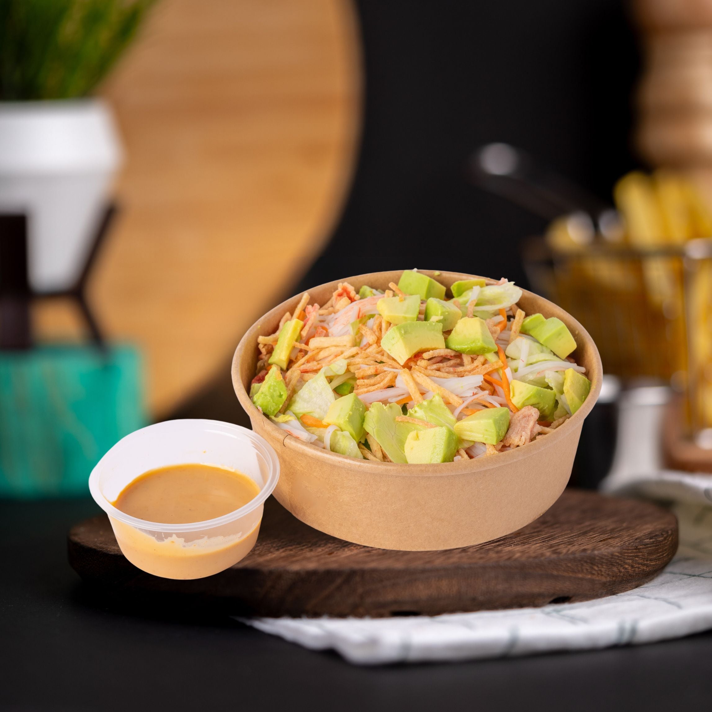 Crispy Crab Avocado Salad