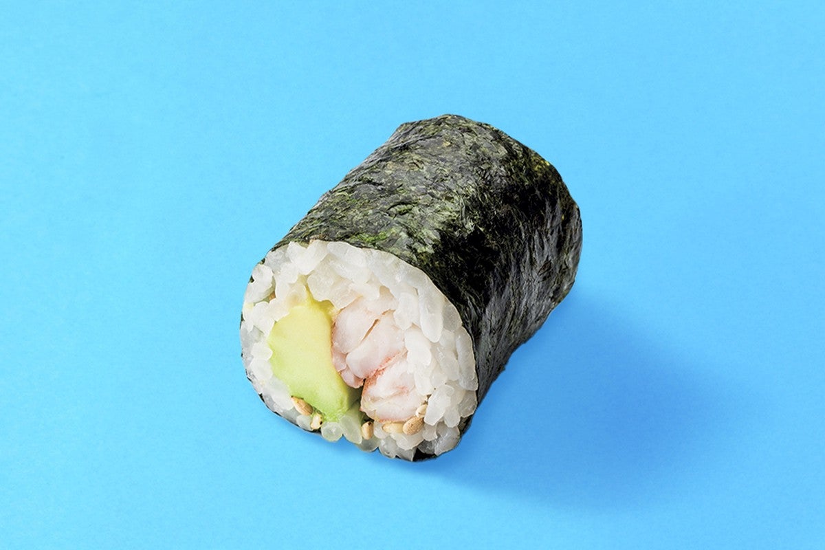 Maki avocat crevette