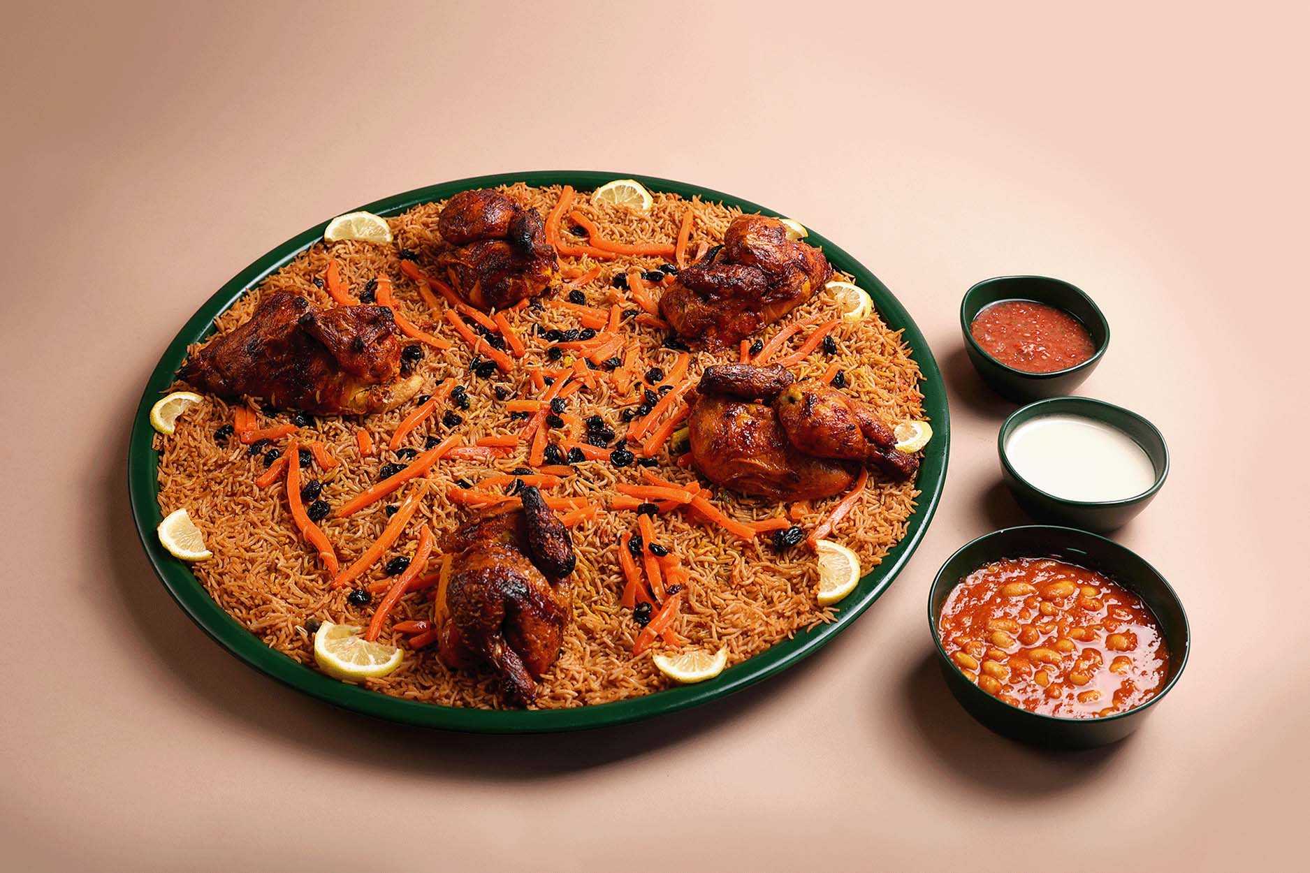 Roasted Chicken Diwaniya Meal