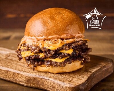Le Smash Burger Quadruple