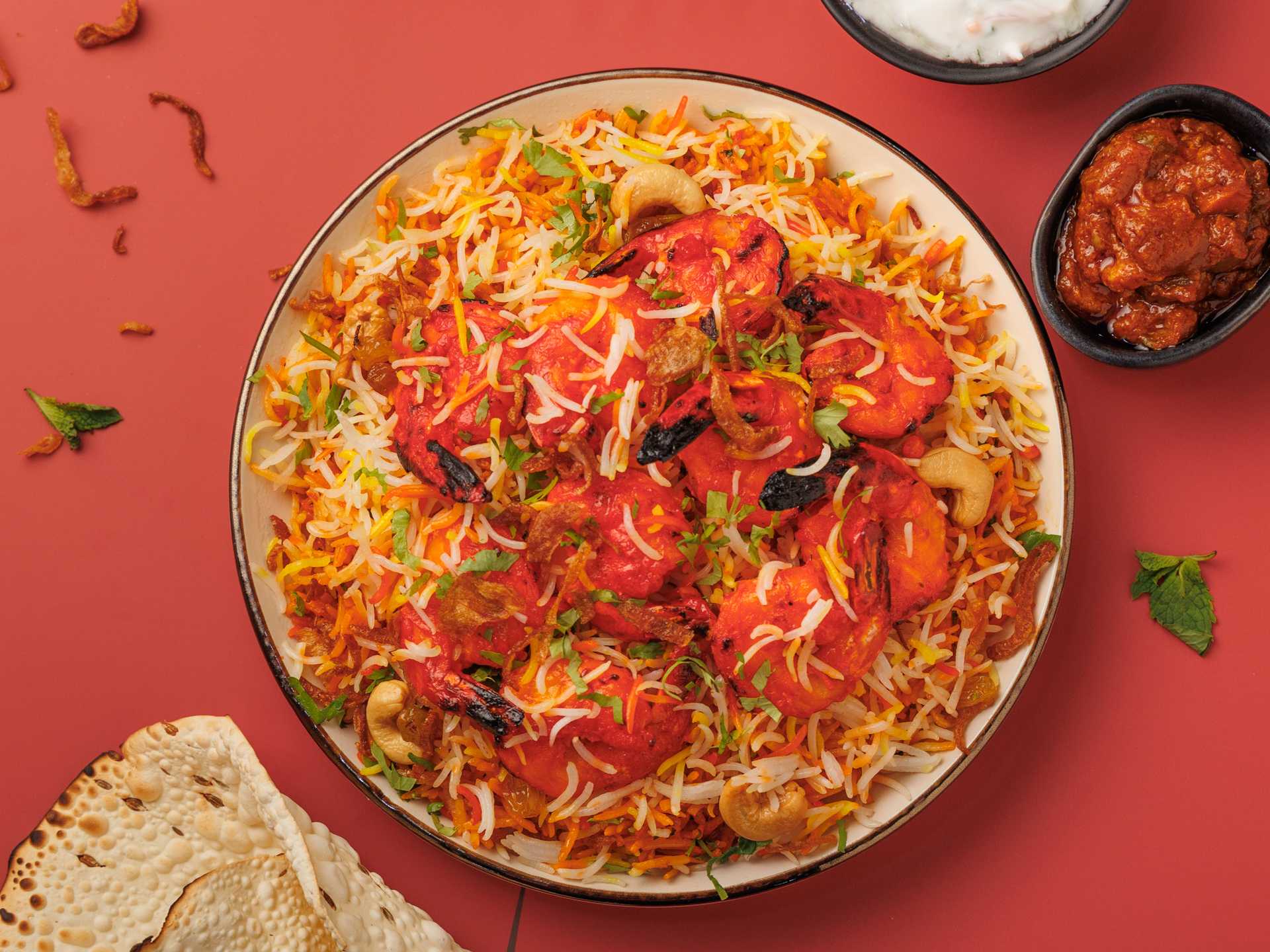 Tandoor Shrimp Biryani Villain