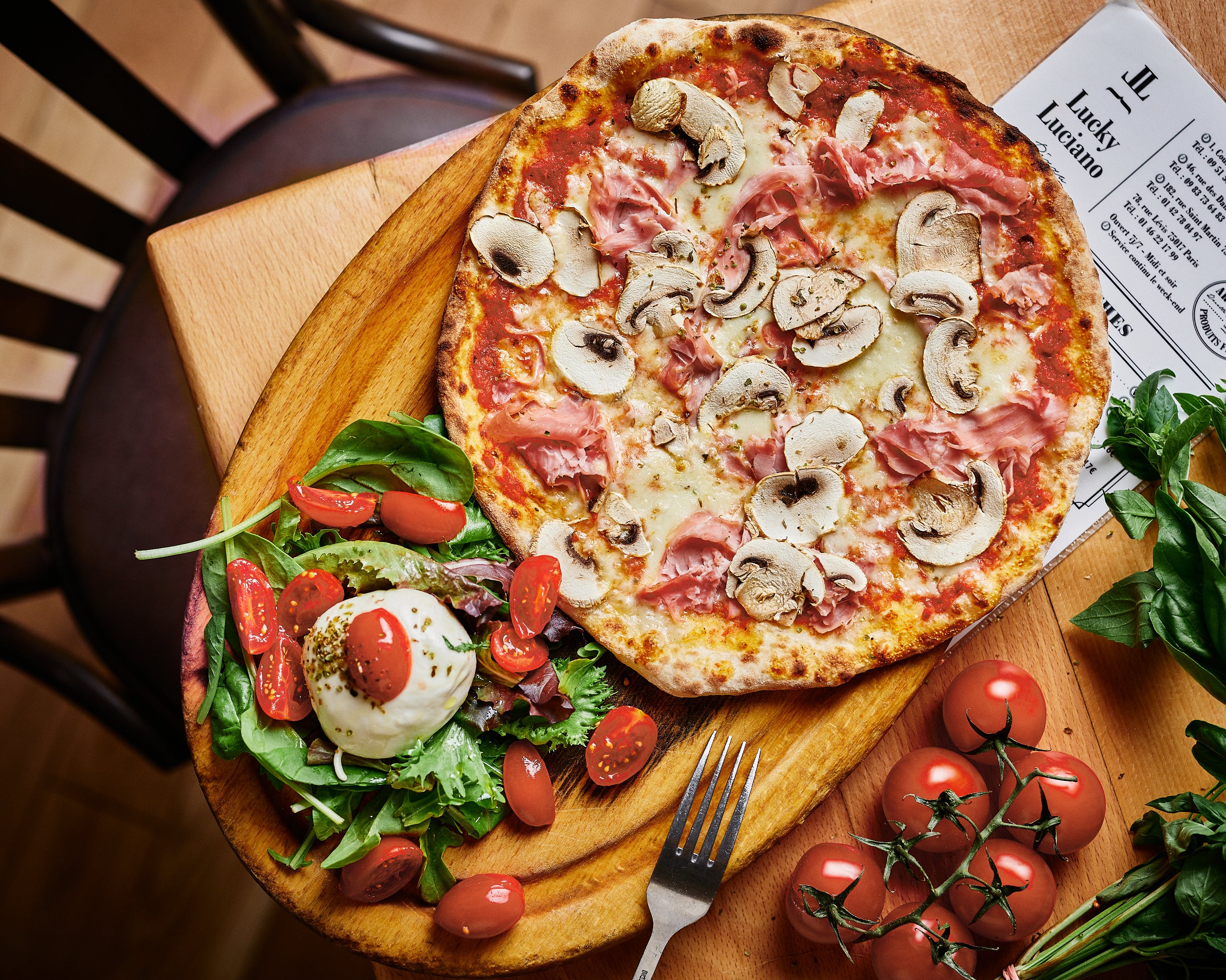 Pizza et burratina 🥰