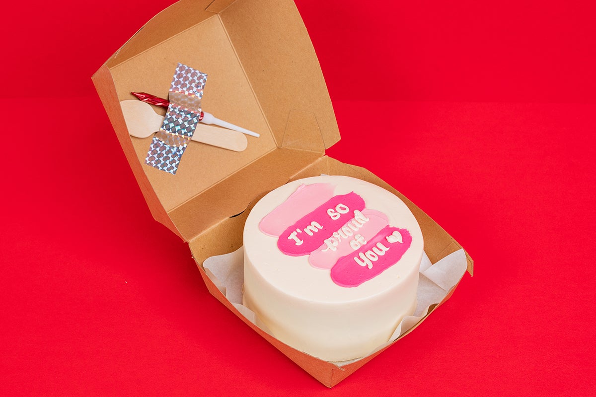 Pink proud of you cake