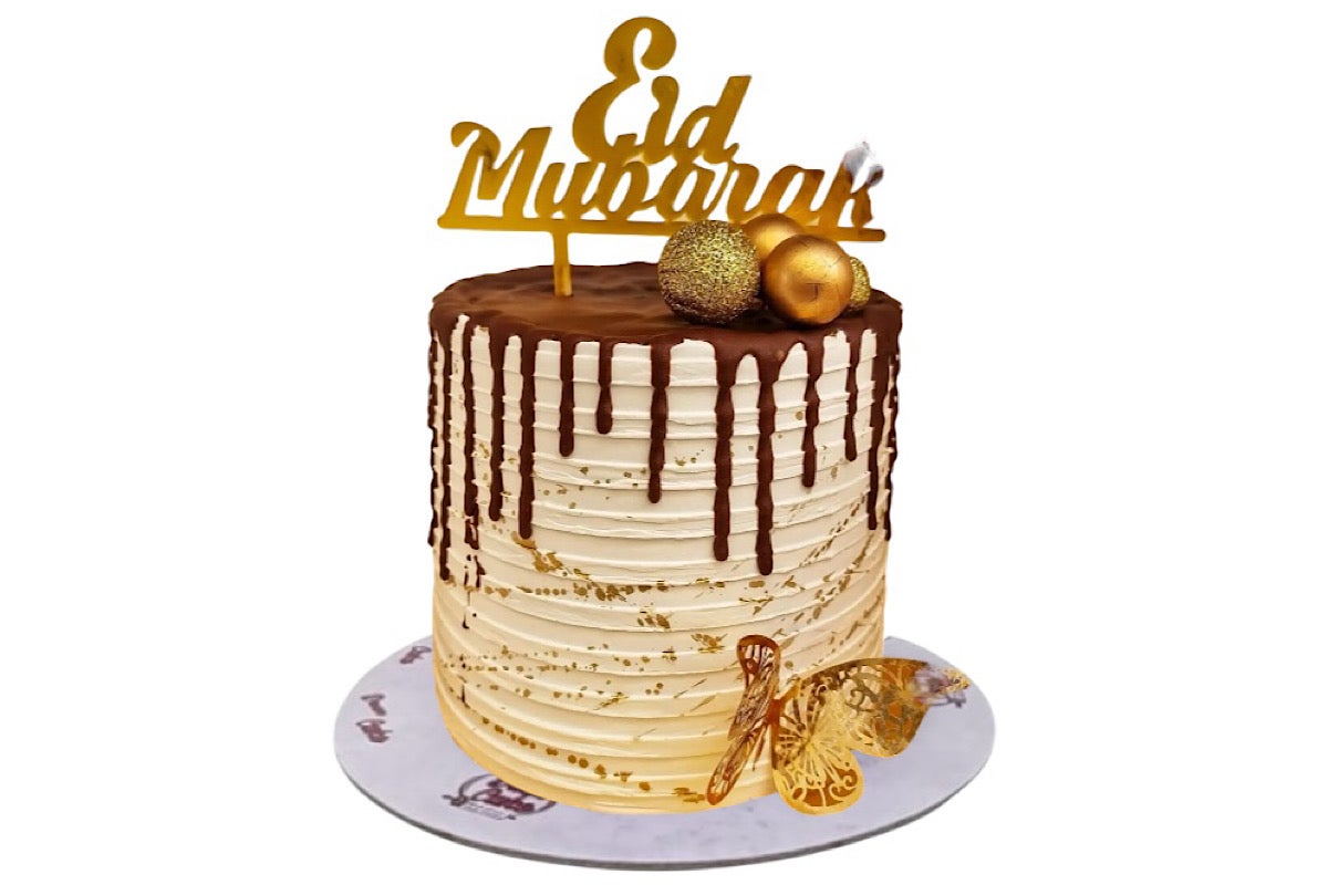 Gold Eid Cake