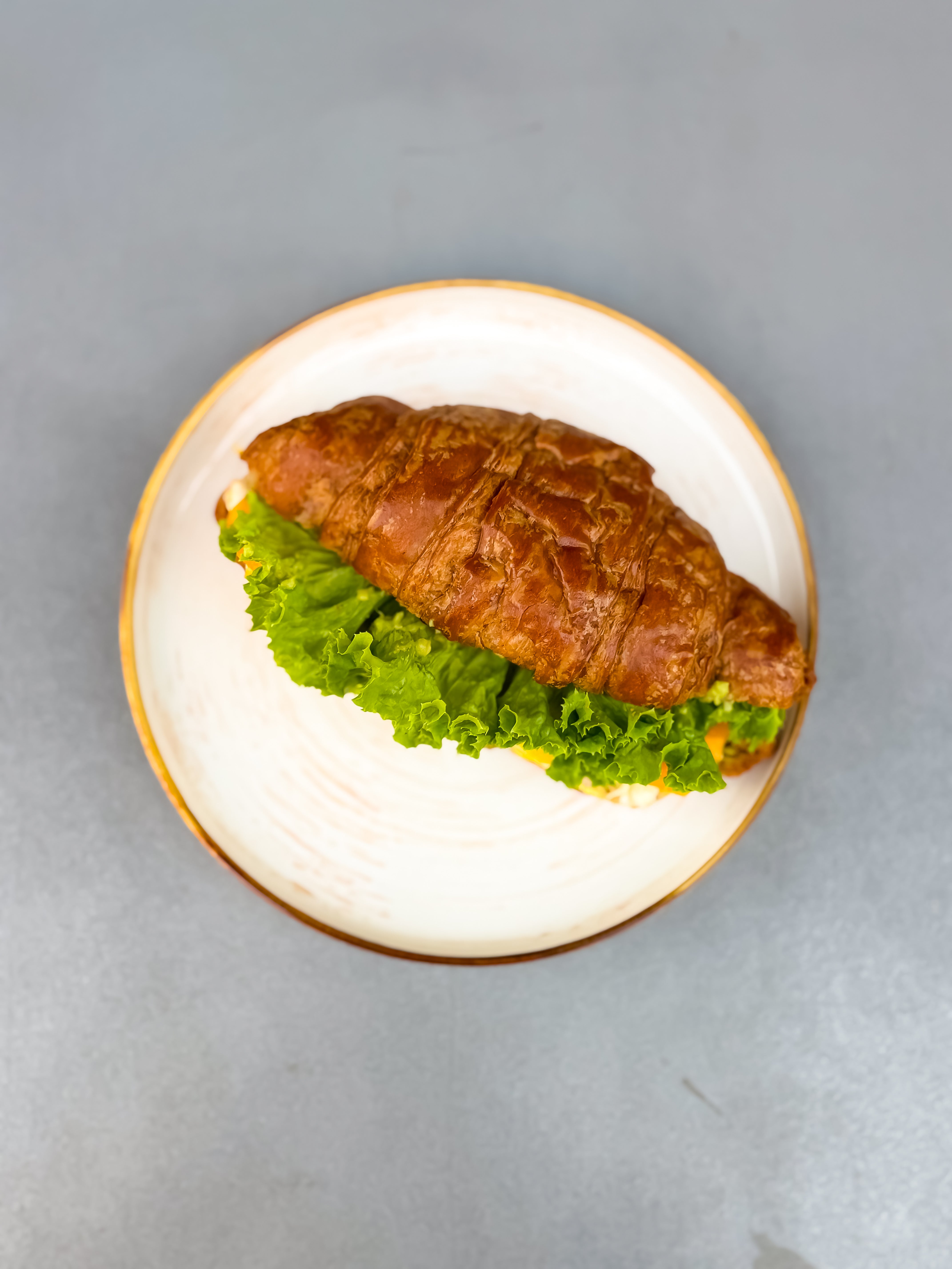 Egg And Avocado Croissant