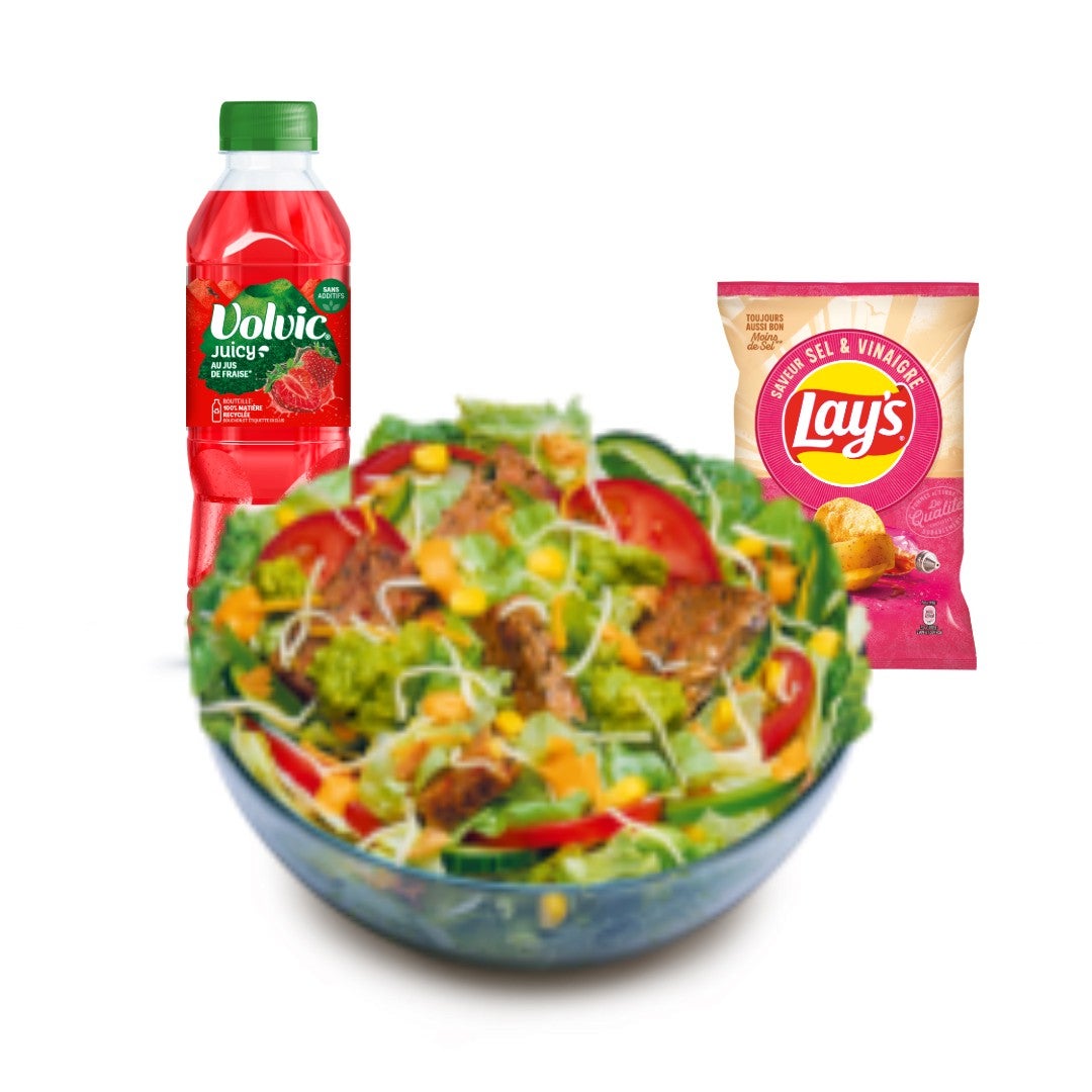 Menu Salade Galette de légumes