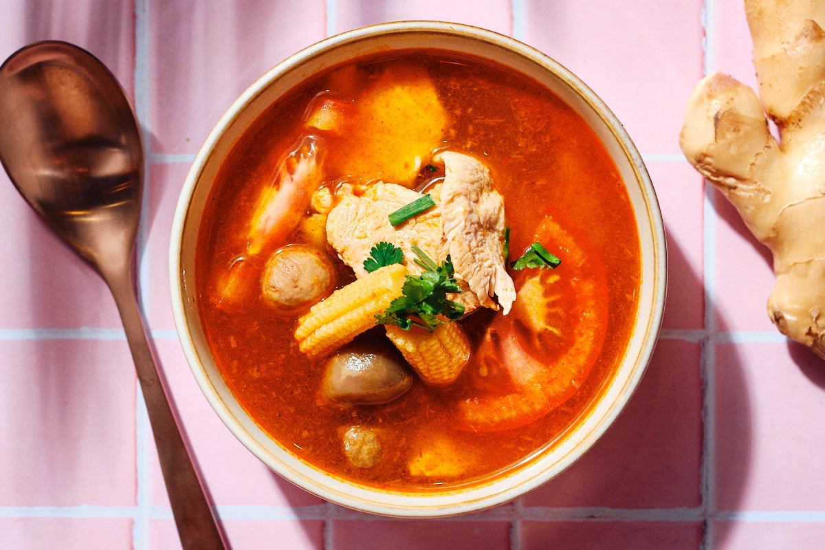 🍗SOUPE TOM YAM KAI🌶