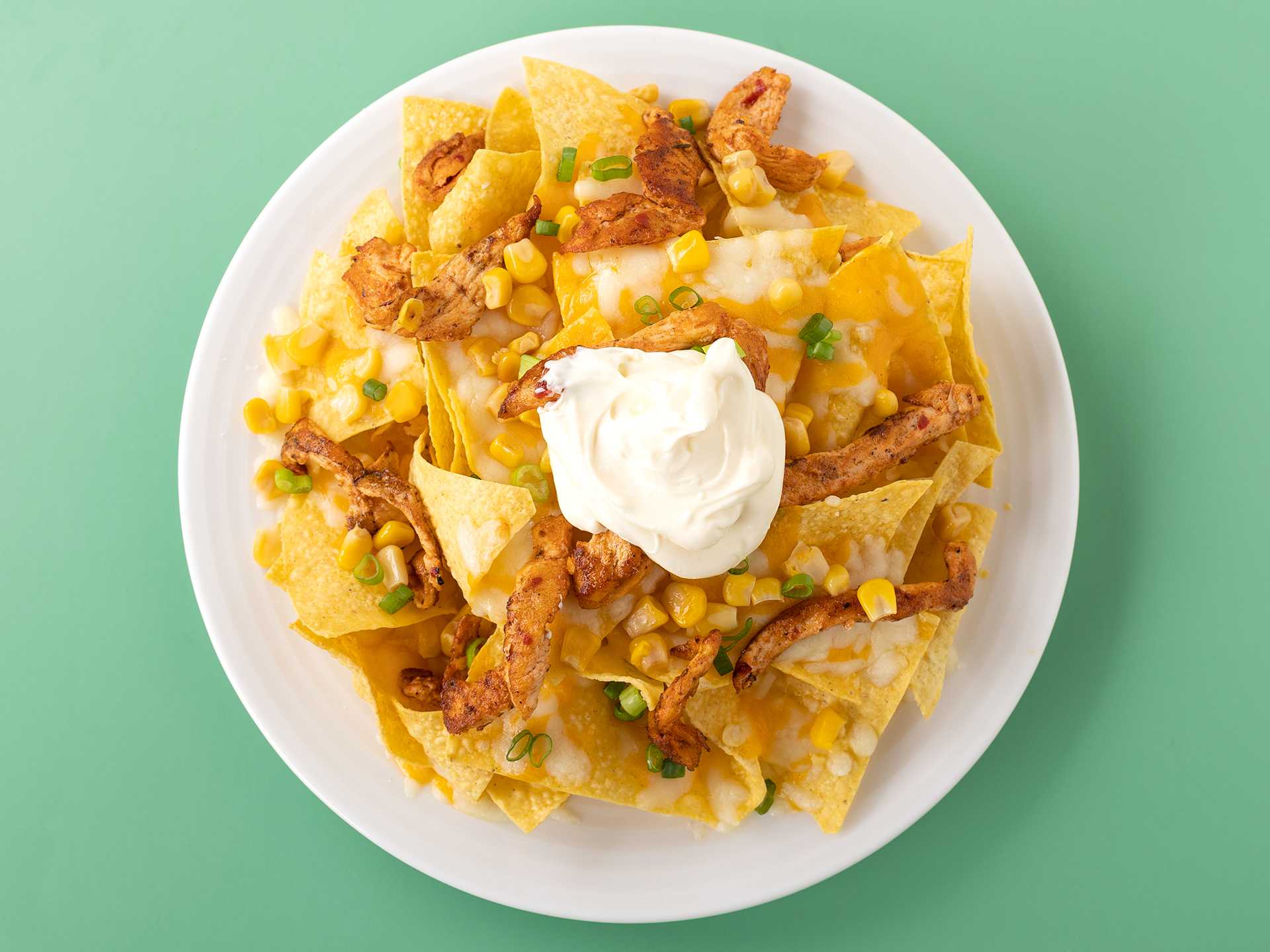Cheesy Chicken Nachos