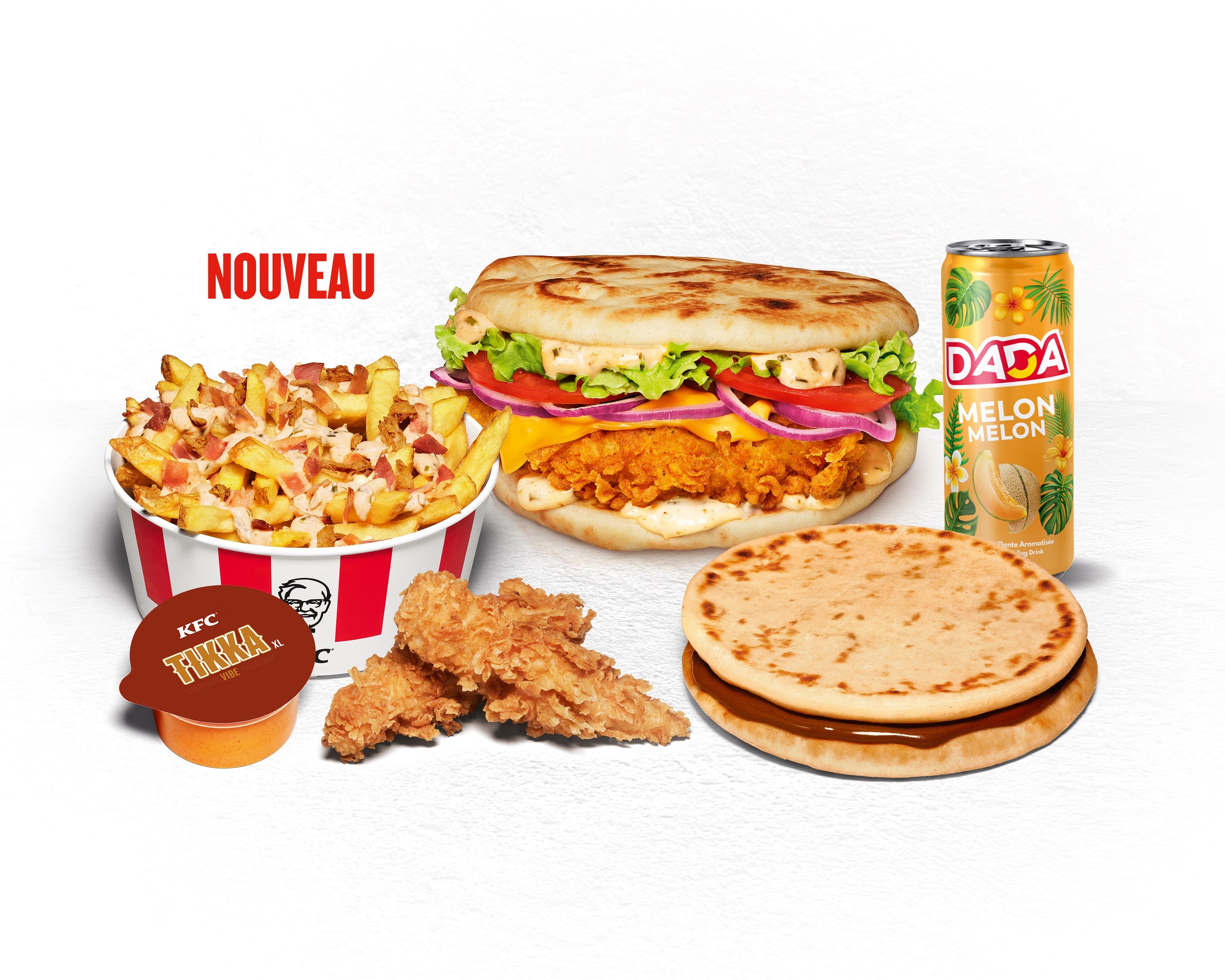 Menu Complet Crispy Naan