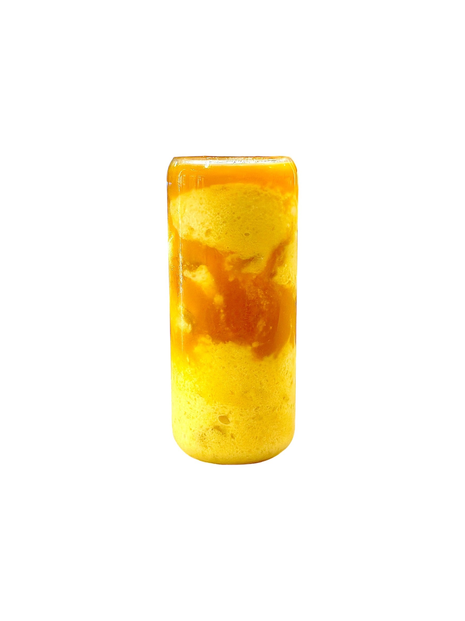 Frappé purée de mangue, crème de coco, passion.