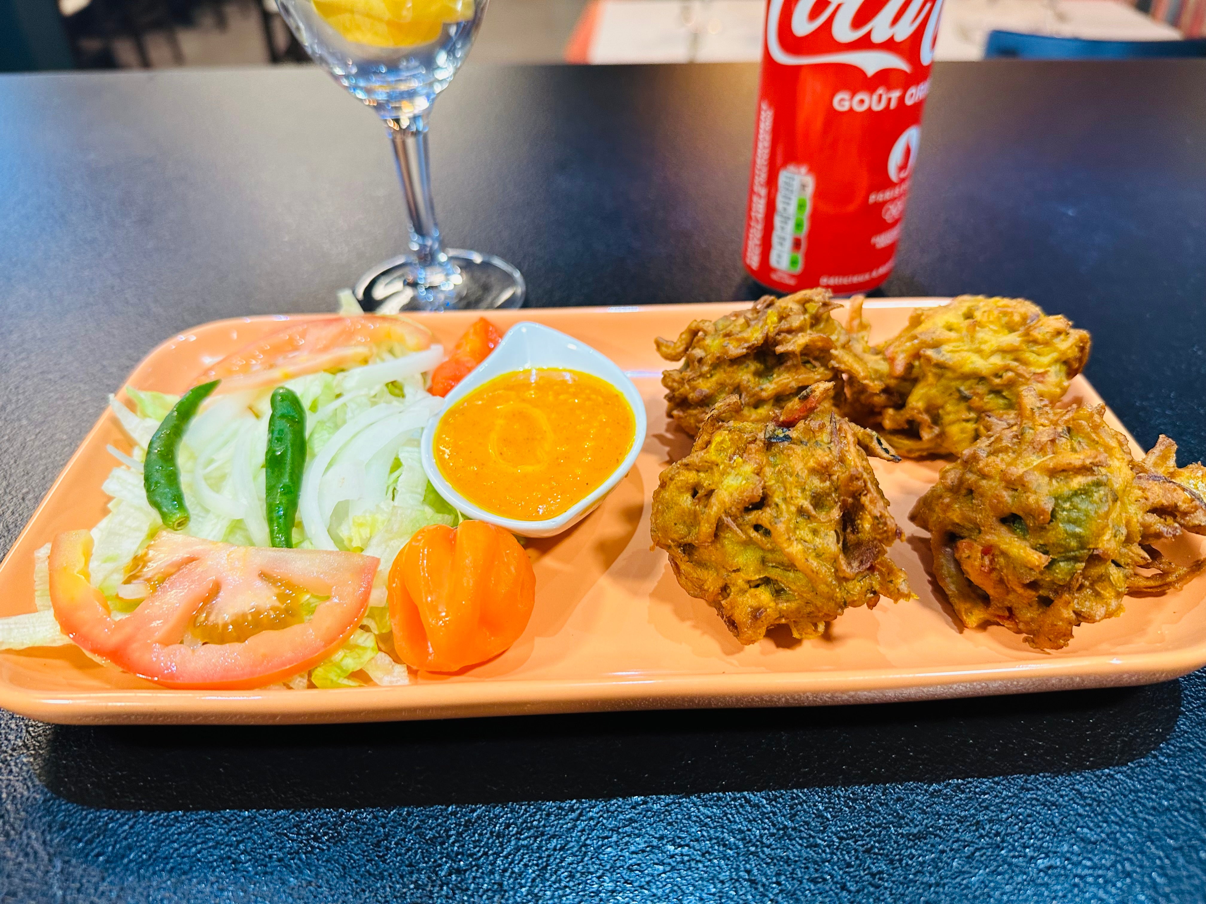 Pakora aux crevettes
