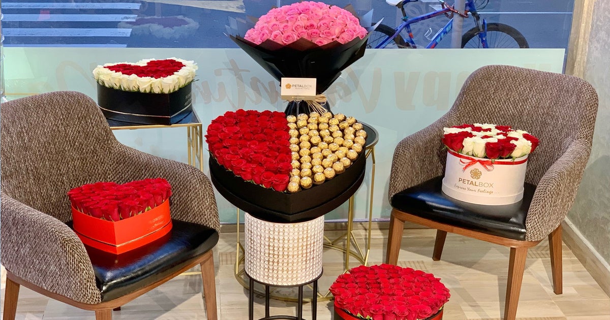 Petal Box Flowers Khalifa City delivery from Khalifa Forsan Order