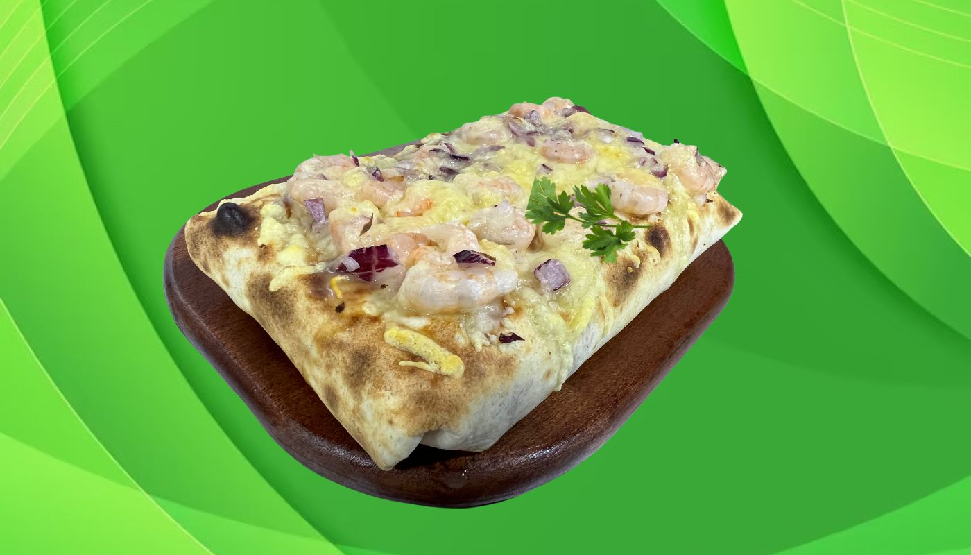 Tacos gratiné aux emmentals et crevettes🧀�