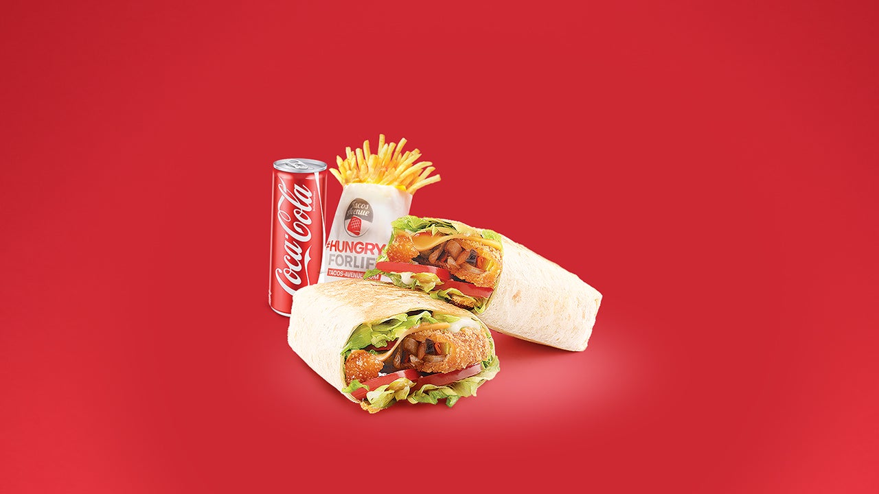 MENU WRAP VEGGIE 🍟🥤