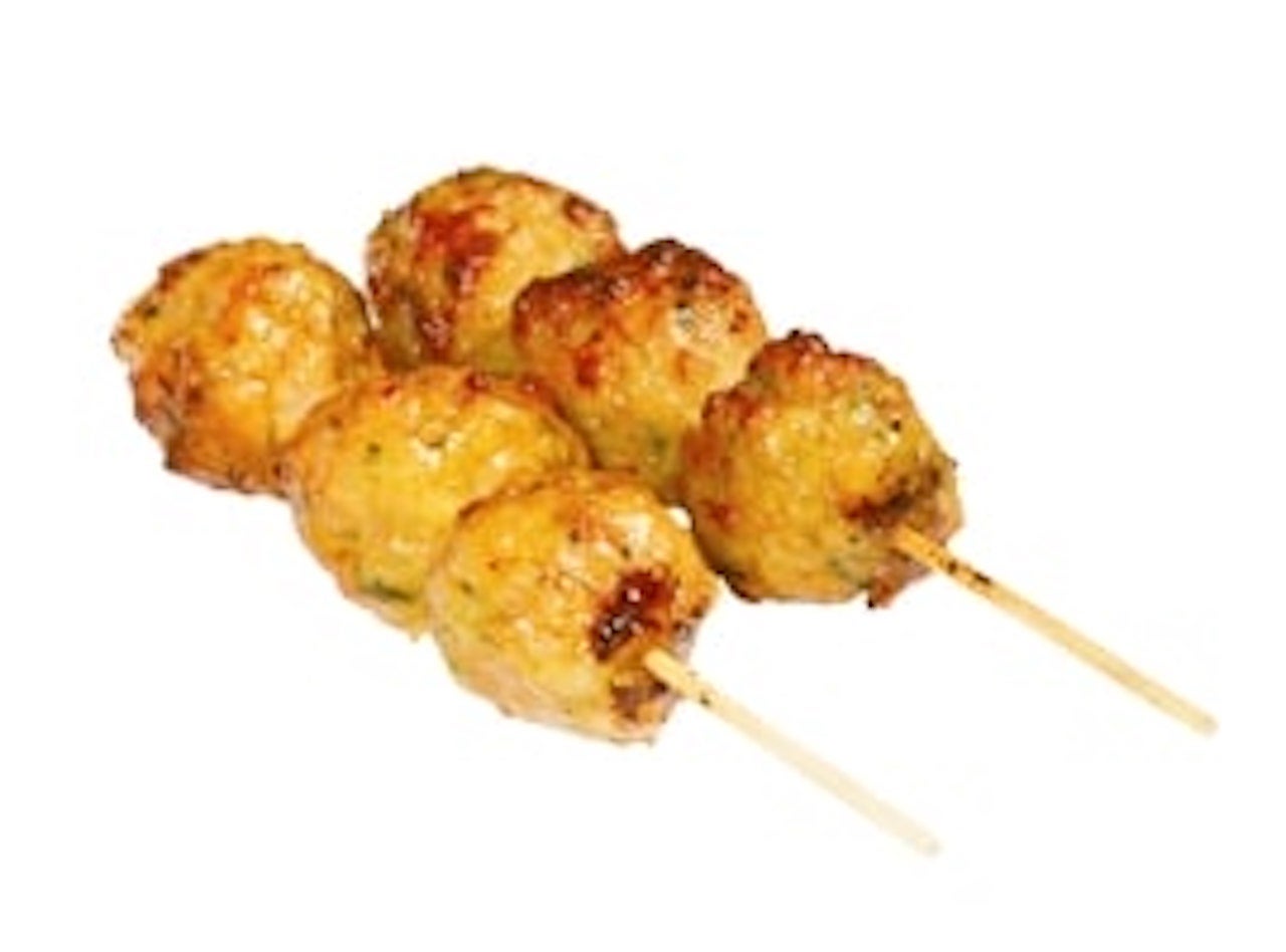 Yakitori boulette poulet