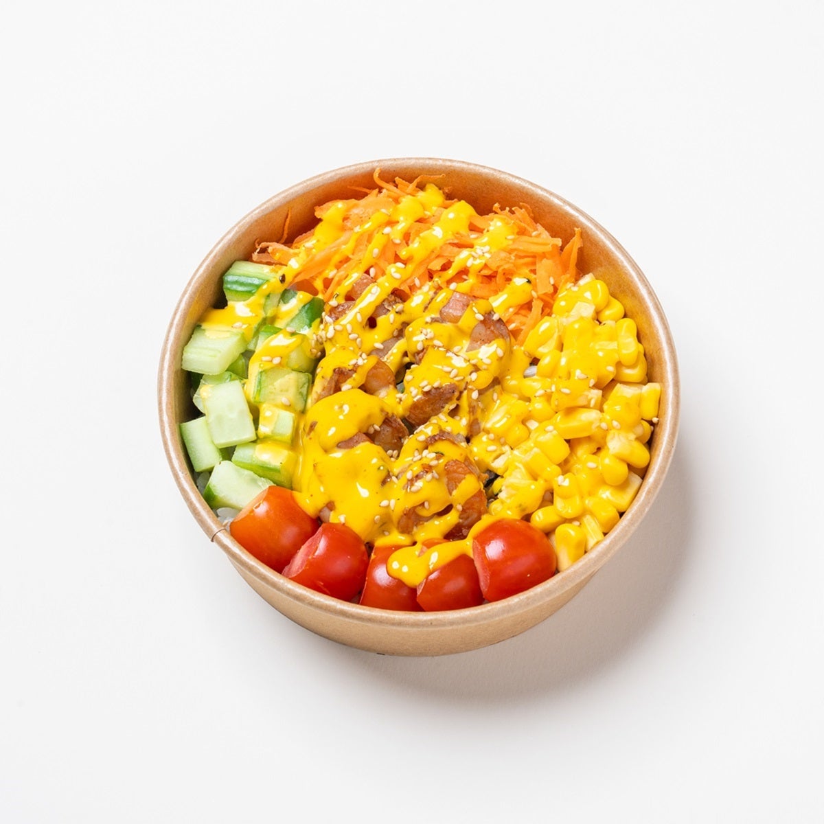 Shrimp Teppan Poke Bowl