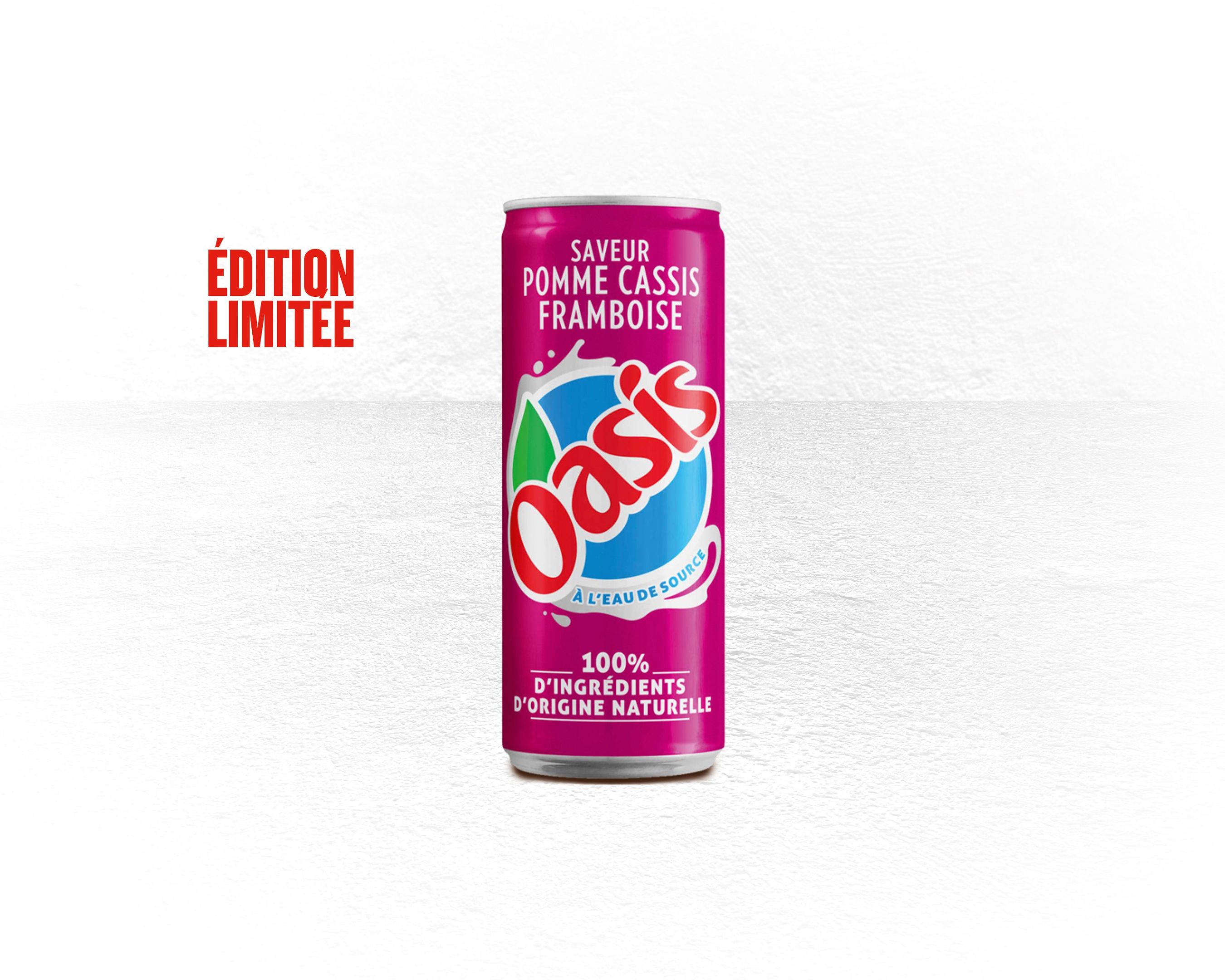 OASIS POMME CASSIS FRAMBOISE 33cl