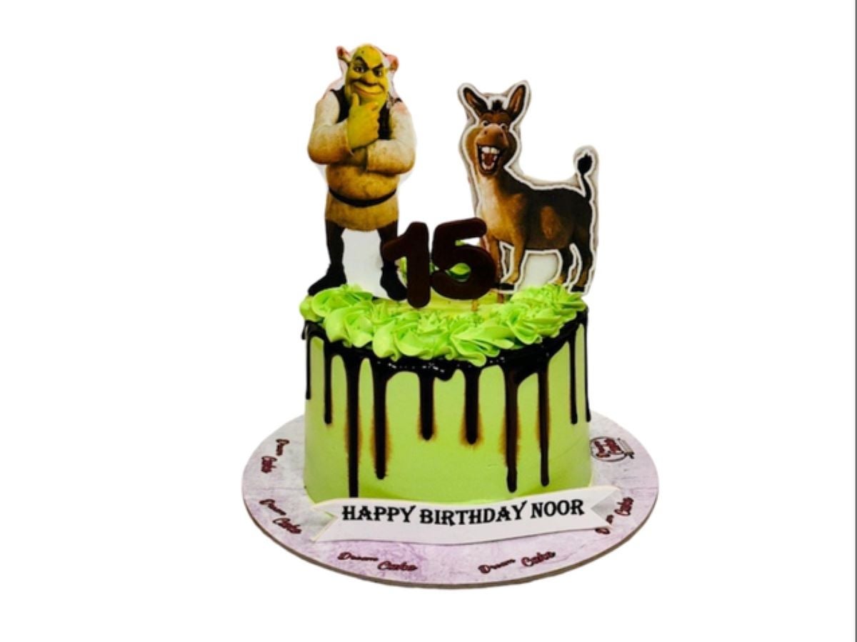 Shrek Cake