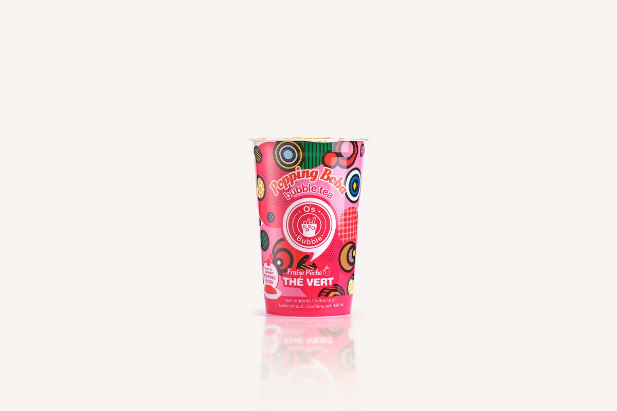 Bubble Tea Pêche Fraise 48cl