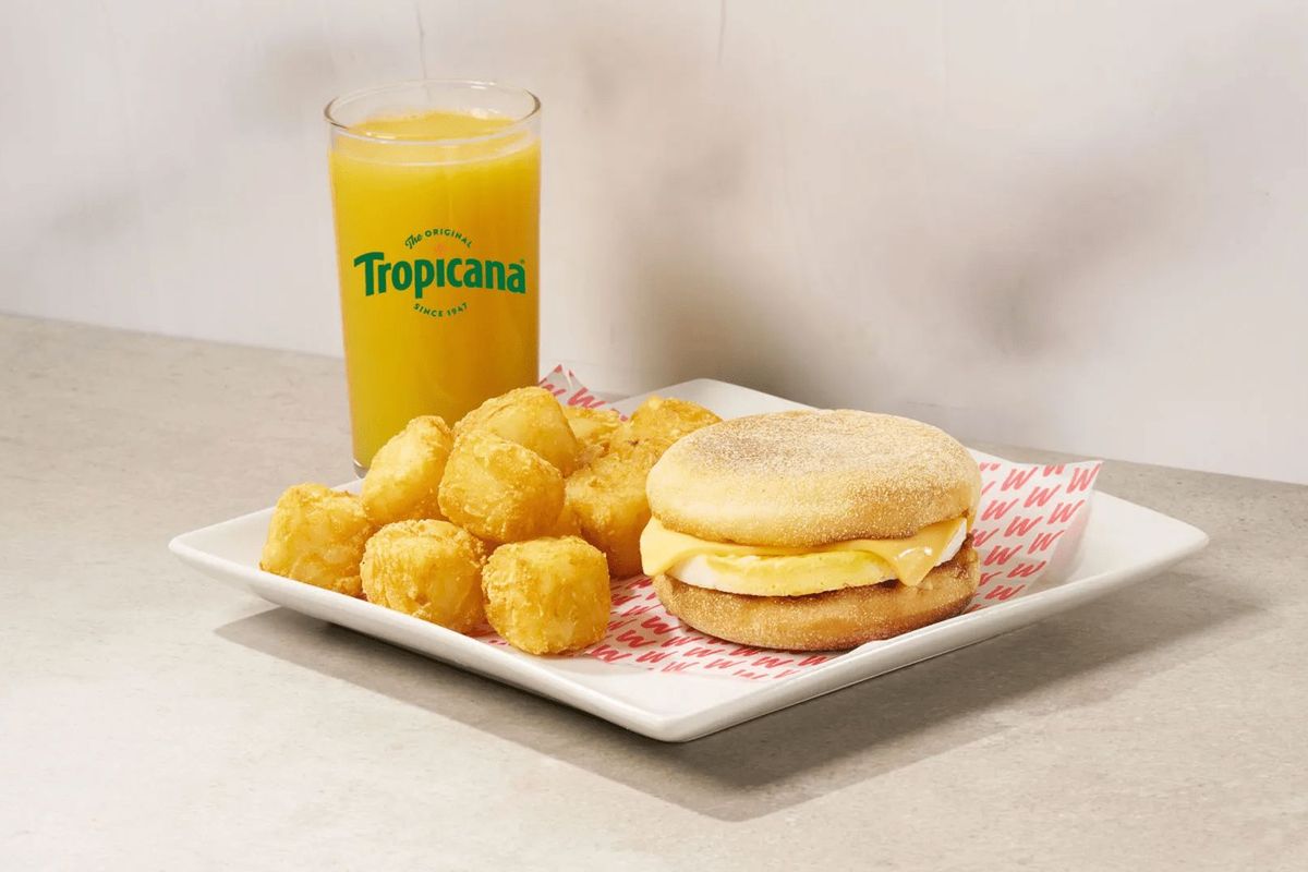 Classic Egg & Cheese Sandwich Combo - Large