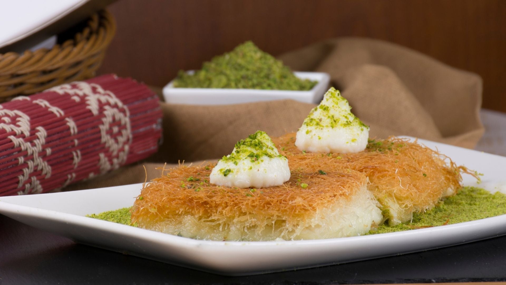 Kunafa Bain Narain with Cream