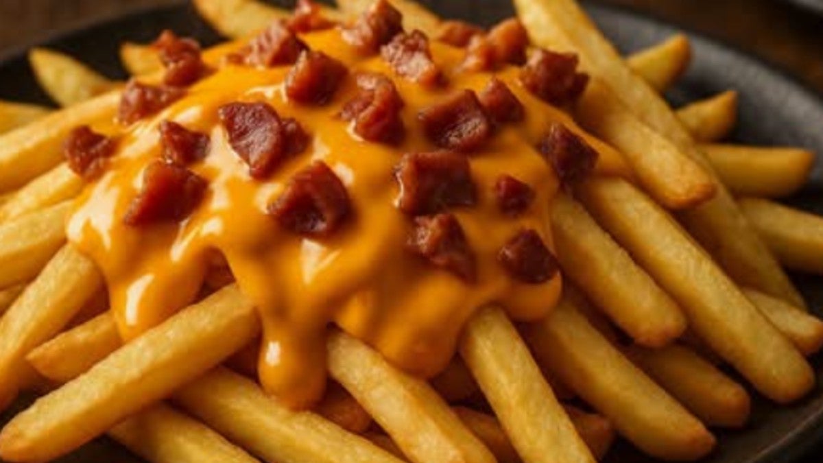 Fries Cheddar & Bacon 🧀🥓